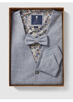 Krawat i poszetka ze wzorem na całej powierzchni w zestawie ze sklepu Peek&Cloppenburg  w kategorii Krawaty - zdjęcie 168080694