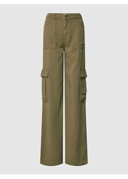Spodnie cargo z lyocellu z nakładanymi kieszeniami model ‘LUANA’ ze sklepu Peek&Cloppenburg  w kategorii Spodnie damskie - zdjęcie 168080911