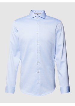 Koszula biznesowa o kroju slim fit z kołnierzykiem typu cutaway ze sklepu Peek&Cloppenburg  w kategorii Koszule męskie - zdjęcie 168081104