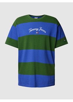 T-shirt z bawełny w stylu Colour Blocking ze sklepu Peek&Cloppenburg  w kategorii T-shirty męskie - zdjęcie 168081903