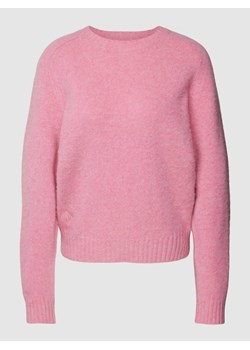 Sweter z dzianiny z okrągłym dekoltem ze sklepu Peek&Cloppenburg  w kategorii Swetry damskie - zdjęcie 168081960