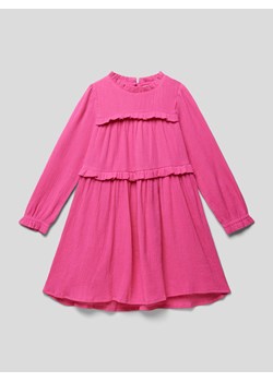 Sukienka o długości do kolan z falbanami model ‘Back to School’ ze sklepu Peek&Cloppenburg  w kategorii Sukienki dziewczęce - zdjęcie 168083690
