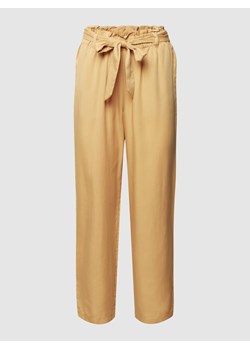 Spodnie o kroju relaxed fit z elastycznym pasem ze sklepu Peek&Cloppenburg  w kategorii Spodnie damskie - zdjęcie 168083720