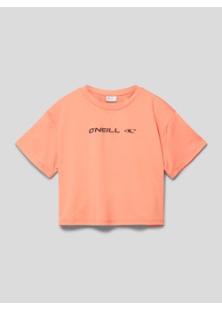 T-shirt z nadrukiem z logo model ‘RUTILE’ ze sklepu Peek&Cloppenburg  w kategorii Bluzki dziewczęce - zdjęcie 168083904