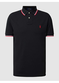 Koszulka polo z paskami w kontrastowym kolorze ze sklepu Peek&Cloppenburg  w kategorii T-shirty męskie - zdjęcie 168085204