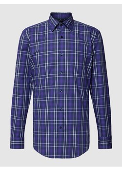Koszula biznesowa o kroju slim fit ze wzorem w kratę model ‘Hank’ ze sklepu Peek&Cloppenburg  w kategorii Koszule męskie - zdjęcie 168085402
