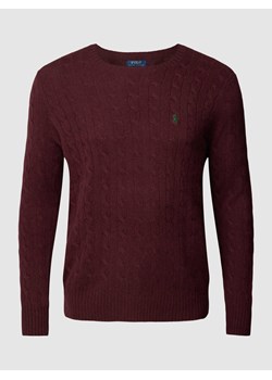 Sweter z dzianiny PLUS SIZE ze ściegiem warkoczowym ze sklepu Peek&Cloppenburg  w kategorii Swetry męskie - zdjęcie 168086282
