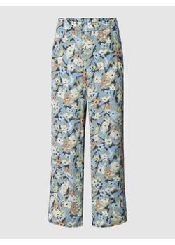 Spodnie z kwiatowym wzorem na całej powierzchni ze sklepu Peek&Cloppenburg  w kategorii Spodnie damskie - zdjęcie 168086354