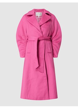 Płaszcz wełniany z paskiem w talii model ‘Rooty’ ze sklepu Peek&Cloppenburg  w kategorii Płaszcze damskie - zdjęcie 168086502
