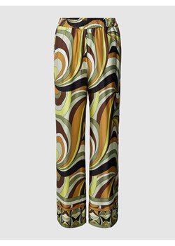 Spodnie materiałowe ze wzorem na całej powierzchni model ‘SLEEPY’ ze sklepu Peek&Cloppenburg  w kategorii Spodnie damskie - zdjęcie 168086520