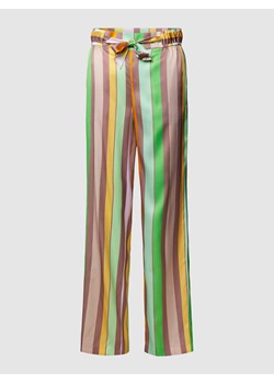 Spodnie materiałowe w paski ze sklepu Peek&Cloppenburg  w kategorii Spodnie damskie - zdjęcie 168086533