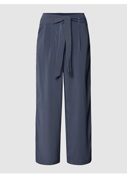 Spodnie materiałowe z tasiemką w talii model ‘Andrea’ ze sklepu Peek&Cloppenburg  w kategorii Spodnie damskie - zdjęcie 168086632