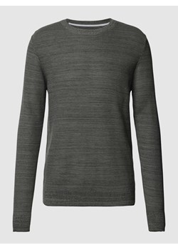 Sweter z dzianiny z efektem melanżu ze sklepu Peek&Cloppenburg  w kategorii Swetry męskie - zdjęcie 168086640
