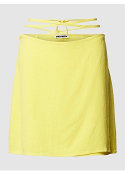 Spódnica mini z wiązanym detalem ze sklepu Peek&Cloppenburg  w kategorii Spódnice - zdjęcie 168087184