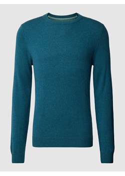 Sweter z dzianiny z efektem melanżu ze sklepu Peek&Cloppenburg  w kategorii Swetry męskie - zdjęcie 168087350