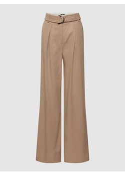 Spodnie materiałowe z zakładkami ze sklepu Peek&Cloppenburg  w kategorii Spodnie damskie - zdjęcie 168087413