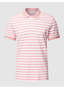 Koszulka polo o kroju slim fit w paski ze sklepu Peek&Cloppenburg  w kategorii T-shirty męskie - zdjęcie 168087913