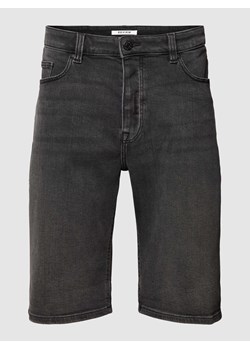 Szorty jeansowe z naszywką z logo ze sklepu Peek&Cloppenburg  w kategorii Spodenki męskie - zdjęcie 168088334