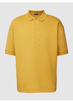 Koszulka polo o kroju relaxed fit z detalami z logo model ‘Pirax’ ze sklepu Peek&Cloppenburg  w kategorii T-shirty męskie - zdjęcie 168088372