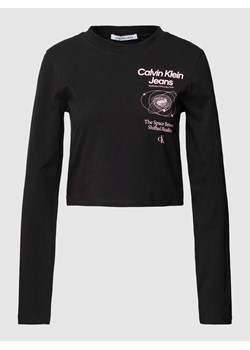 Bluzka z długim rękawem i nadrukowanym motywem model ‘GALAXY PRINT’ ze sklepu Peek&Cloppenburg  w kategorii Bluzki damskie - zdjęcie 168088814