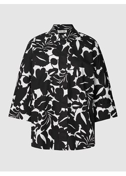 Bluzka z bawełny z nadrukiem na całej powierzchni ze sklepu Peek&Cloppenburg  w kategorii Koszule damskie - zdjęcie 168088922