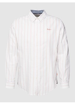 Koszula casualowa o kroju slim fit ze wzorem w paski model ‘LYNTON’ ze sklepu Peek&Cloppenburg  w kategorii Koszule męskie - zdjęcie 168088971