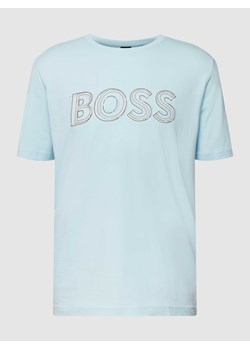 T-shirt z nadrukiem z logo ze sklepu Peek&Cloppenburg  w kategorii T-shirty męskie - zdjęcie 168089073