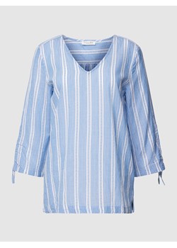 Bluzka ze wzorem w paski i wiązaniami ze sklepu Peek&Cloppenburg  w kategorii Bluzki damskie - zdjęcie 168089250
