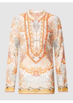 Bluza z obszyciem ozdobnymi kamieniami ze sklepu Peek&Cloppenburg  w kategorii Bluzki damskie - zdjęcie 168089792