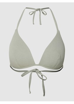 Top bikini z fakturowanym wzorem model ‘JOIA’ ze sklepu Peek&Cloppenburg  w kategorii Stroje kąpielowe - zdjęcie 168089824