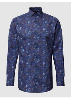 Koszula biznesowa o kroju modern fit z kwiatowym wzorem na całej powierzchni ze sklepu Peek&Cloppenburg  w kategorii Koszule męskie - zdjęcie 168089972
