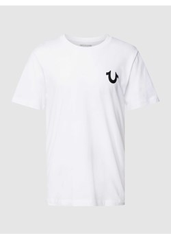 T-shirt z nadrukiem z logo model ‘MULTI LOGO HISTORY’ ze sklepu Peek&Cloppenburg  w kategorii T-shirty męskie - zdjęcie 168090894