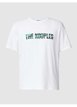 T-shirt z okrągłym dekoltem i nadrukiem z logo ze sklepu Peek&Cloppenburg  w kategorii T-shirty męskie - zdjęcie 168091191