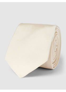 Krawat z jedwabiu o jednolitym kolorze (7 cm) ze sklepu Peek&Cloppenburg  w kategorii Krawaty - zdjęcie 168091382