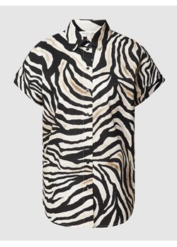 Bluzka koszulowa ze zwierzęcym nadrukiem ze sklepu Peek&Cloppenburg  w kategorii Koszule damskie - zdjęcie 168091604