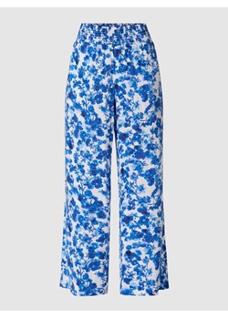 Spodnie materiałowe z wzorem na całej powierzchni ze sklepu Peek&Cloppenburg  w kategorii Spodnie damskie - zdjęcie 168092390