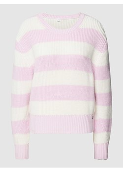 Sweter z dzianiny w paski ze sklepu Peek&Cloppenburg  w kategorii Swetry damskie - zdjęcie 168093131