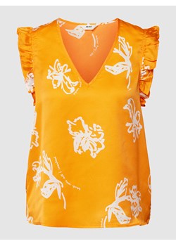 Top bluzkowy z kwiatowym wzorem model ‘PAPAYA’ ze sklepu Peek&Cloppenburg  w kategorii Bluzki damskie - zdjęcie 168093382