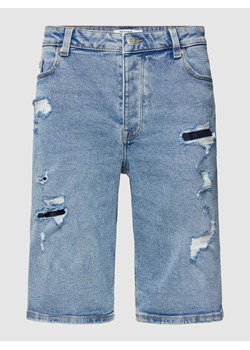 Szorty jeansowe z przetarciami ze sklepu Peek&Cloppenburg  w kategorii Spodenki męskie - zdjęcie 168094064