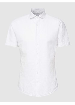 Koszula casualowa o kroju slim fit z wzorem w paski ze sklepu Peek&Cloppenburg  w kategorii Koszule męskie - zdjęcie 168094312