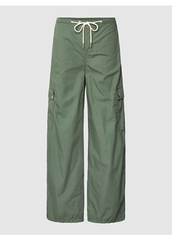 Spodnie z detalami z logo model ‘ALLOY’ ze sklepu Peek&Cloppenburg  w kategorii Spodnie damskie - zdjęcie 168096493