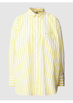 Bluzka koszulowa ze wzorem w paski ze sklepu Peek&Cloppenburg  w kategorii Koszule damskie - zdjęcie 168096552