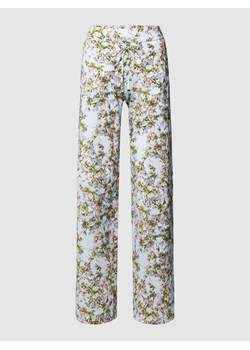 Spodnie materiałowe z kwiatowym wzorem model ‘Candice’ ze sklepu Peek&Cloppenburg  w kategorii Spodnie damskie - zdjęcie 168096663