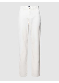 Spodnie z fakturowanym wzorem ze sklepu Peek&Cloppenburg  w kategorii Spodnie męskie - zdjęcie 168096701