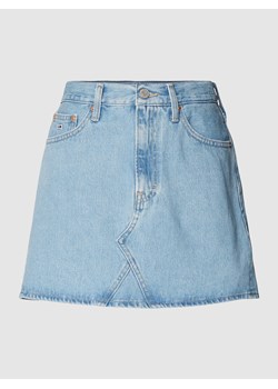 Spódnica jeansowa z ozdobnymi szwami model ‘IZZIE’ ze sklepu Peek&Cloppenburg  w kategorii Spódnice - zdjęcie 168097364