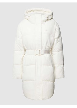 Płaszcz pikowany z nadrukiem z logo ze sklepu Peek&Cloppenburg  w kategorii Płaszcze damskie - zdjęcie 168098013