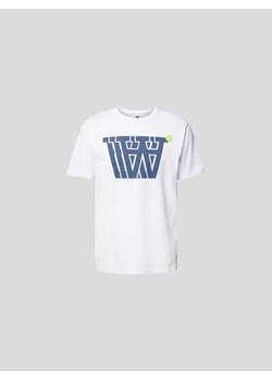 T-shirt z nadrukiem z logo model ‘Ace’ ze sklepu Peek&Cloppenburg  w kategorii T-shirty męskie - zdjęcie 168098241