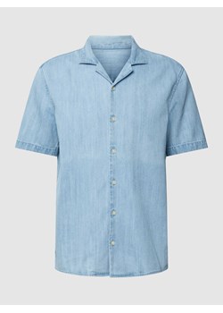 Koszula jeansowa z kołnierzem z połami ze sklepu Peek&Cloppenburg  w kategorii Koszule męskie - zdjęcie 168098252