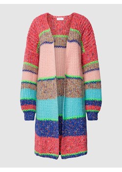 Długi kardigan w paski ze sklepu Peek&Cloppenburg  w kategorii Swetry damskie - zdjęcie 168098984