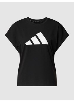 T-shirt z nadrukiem z logo ze sklepu Peek&Cloppenburg  w kategorii Bluzki damskie - zdjęcie 168099554